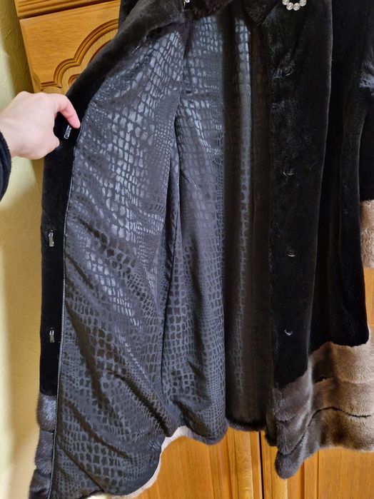 Шуба стрижена норка