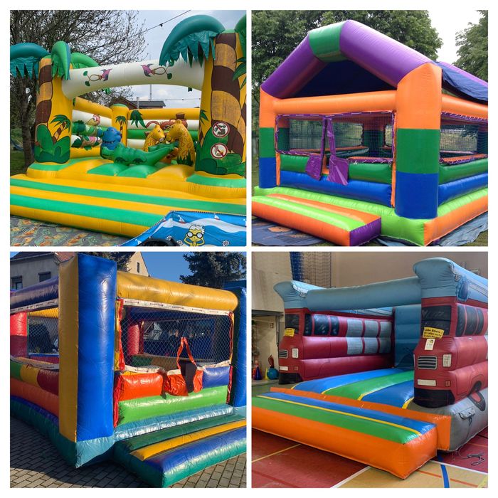 Wynajem dmuchańców zjeżdżalnia, karuzela łańcuchowa, byk rodeo, wata