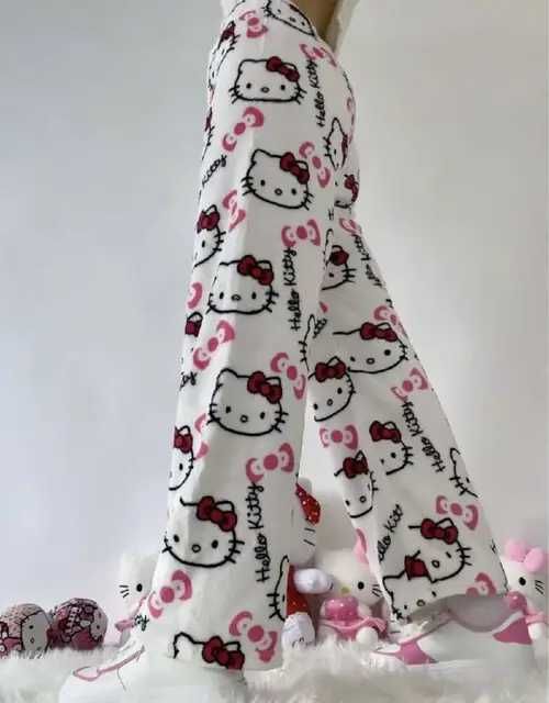 Штани hello kitty пижамні рожеві,білі,чорні