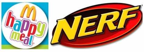 Іграшки Happy Meal McDonalds - Nerf, Justice League
