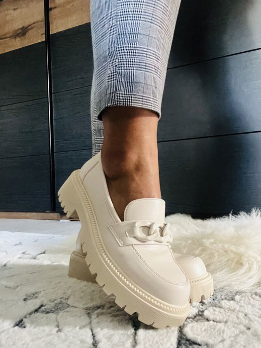 Mokasyny z ozdobną klamrą * seastar * Rozmiar 37