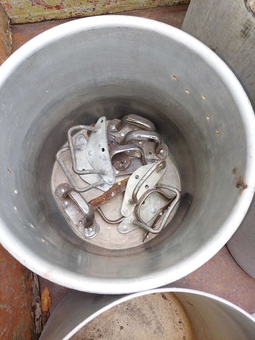 Garnek aluminiowy prl retro pewex