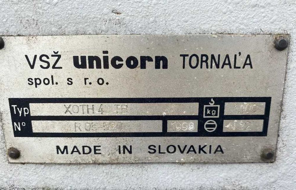 Giętarka do rur XOTH 40TB UNICORN Tornala Słowacja