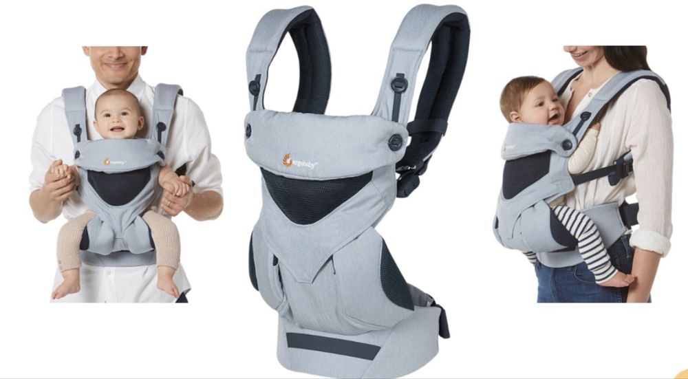 Marsúpio  Ergobaby 360 Cool Air Mesh na cor Chambray