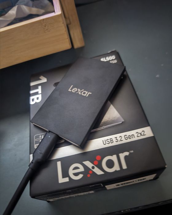 Dysk SSD Przenośny 1TB / Zewnętrzny / Lexar SL500 / 2 lata gwarancji