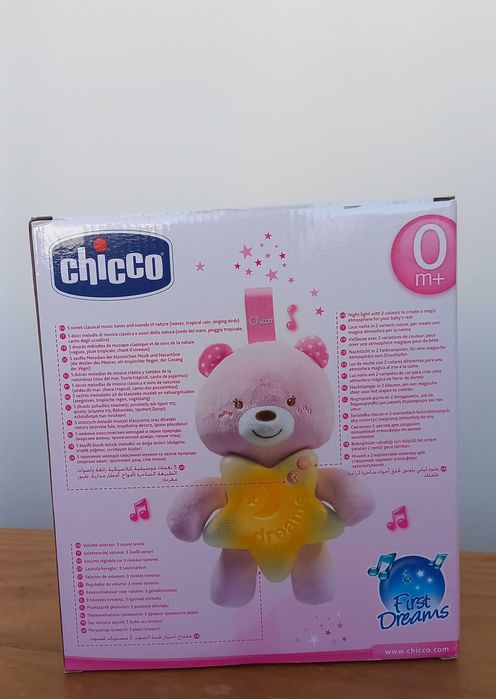 Ursinho boa noite Chicco 0M+ Novo