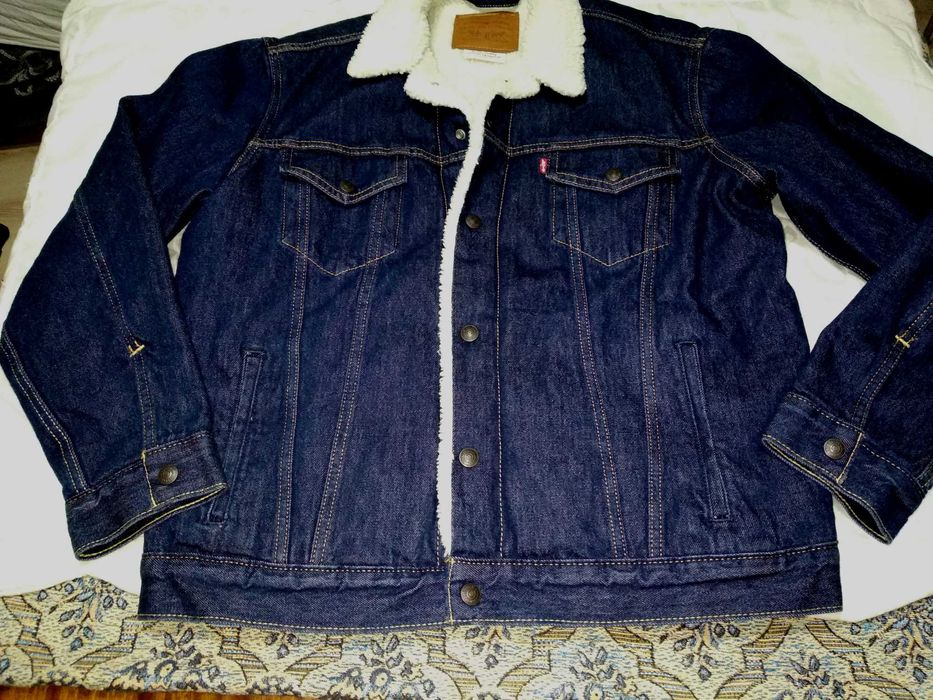 Куртка джинсова Levi'S® Sherpa Trucker made in Bangladesh з США