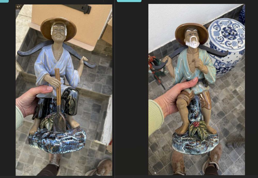 Pescadores chineses vintage