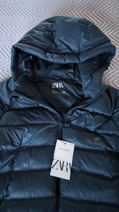Легкий пуховик Zara на зріст 164 см