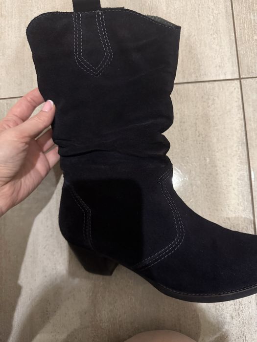 Жіночі сапожки трендові 39 розмір теплі чобітки ботинки