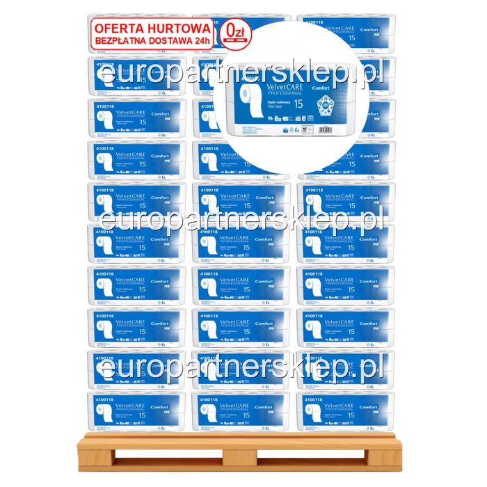 Papier toaletowy Velvet Comfort 240 opak (paleta) a'8 (15m) *7,29zł