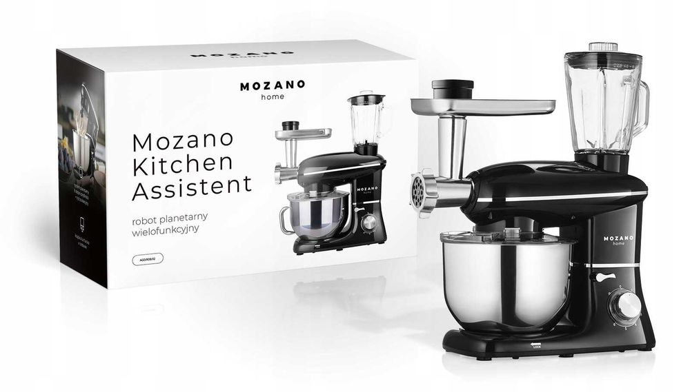 ZESTAW Robot planetarny MASZYNKA do mięsa mikser BLENDER 3200W Mocny