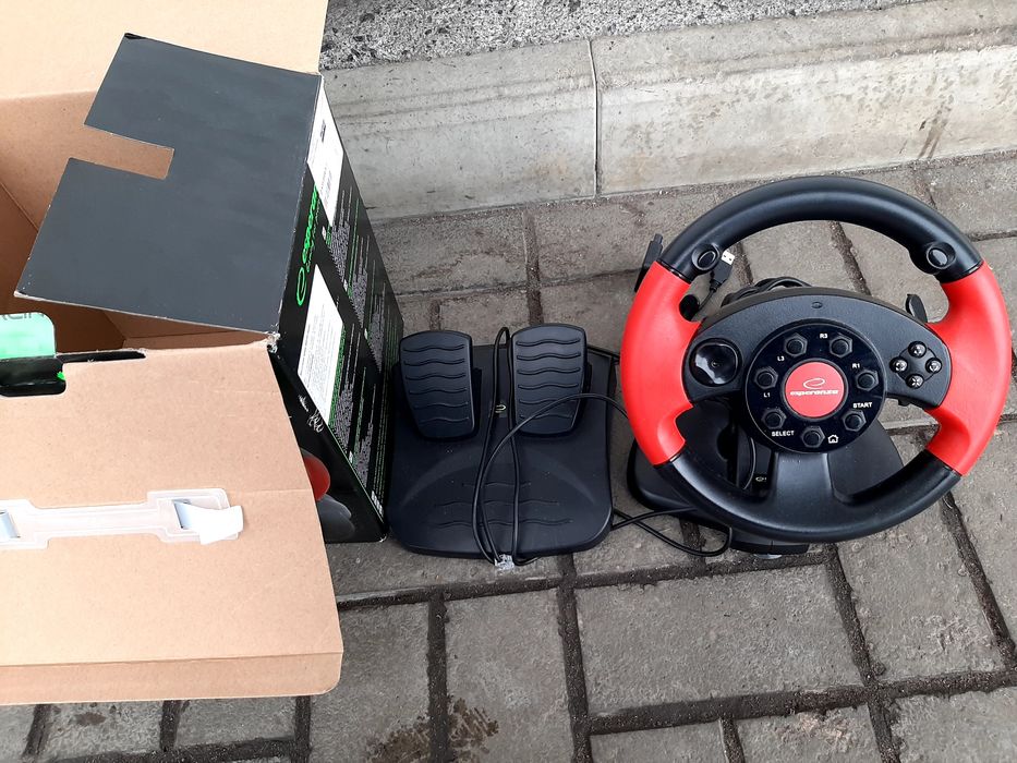 Игровой руль и педали для компьютера ноутбука Сони плей стейшин