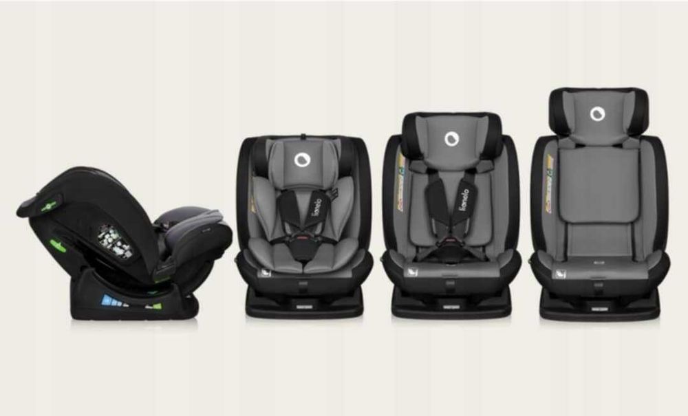 Fotelik samochodowy 40-150 PRZÓD TYŁ łatwy montaż Lionelo Izzy I-Size