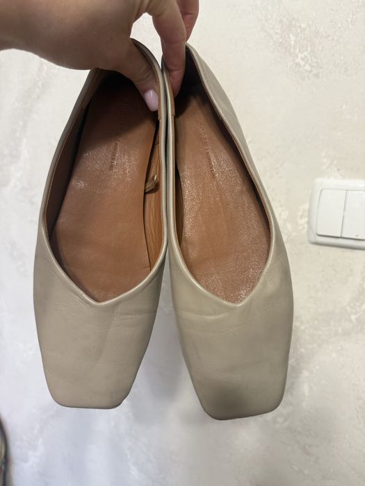 Шкіряні балетки туфлі 38 р Zara Ecco Geox