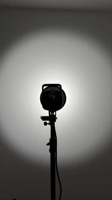 Godox SL-100D + softbox + statyw