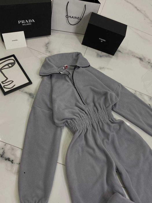 Комбінезон жіночий / женский комбинезон - флісовий теплий, модель 1674