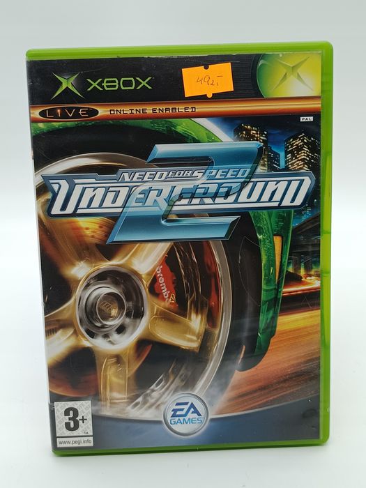 need for speed underground 2 ang xbox classic samo pudełko