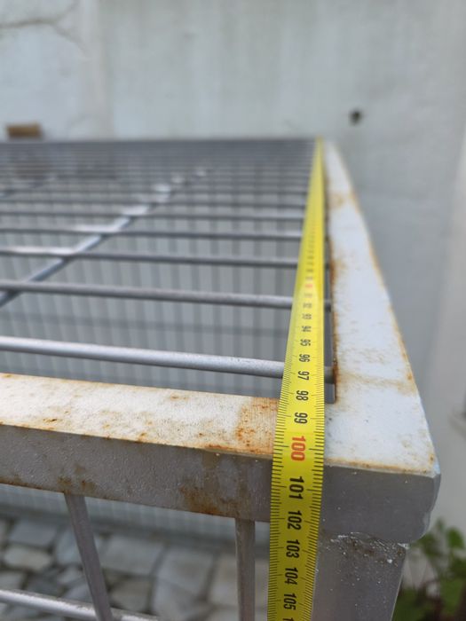 Jaula em ferro galvanizado 150x100x144 cm