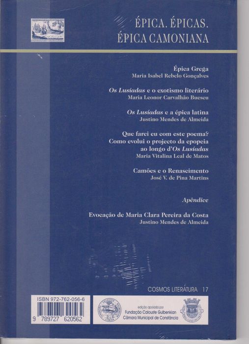 Os Lusíadas e Poesia Lírica de Luís de Camões