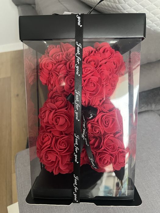 Miś z Róż na Walentynki