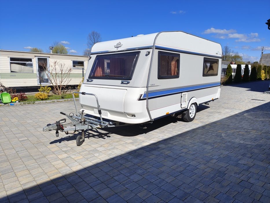 Przyczepa kempingowa  Hobby 440 ,Mover,z 1996 roku Namiot 1350 kg Zarejestrowana