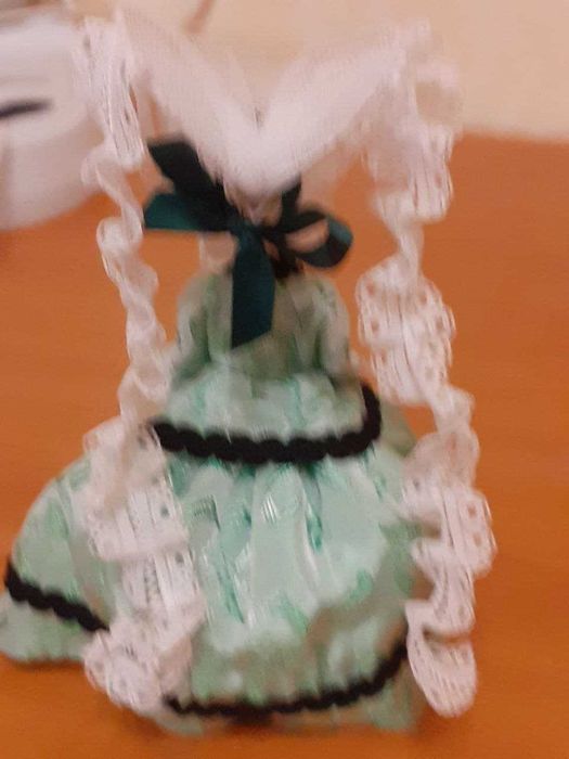 Винтажные сувенирные куклы в национальных костюмах Франции