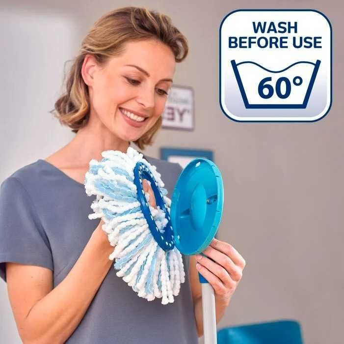 Набір для прибирання Leifheit CLEAN TWIST Mobile Disc Mop Ergo Set 52102 з відром 6 л