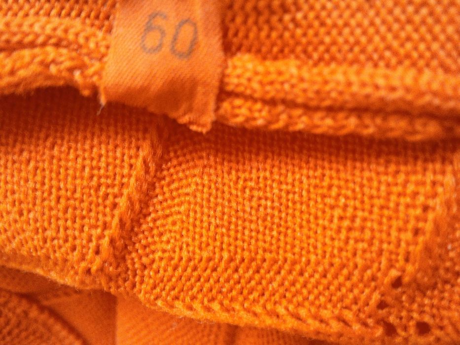 Кофта с коротким рукавом, большой размер, цвет апельсиновый.