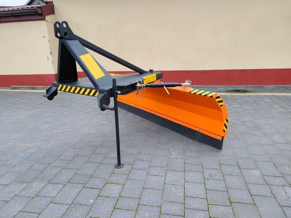 Pług do śniegu spych-do ciągnika na tył-OBROTOWY-solidny blacha 4mm