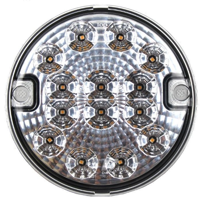 Lampa tylna cofania LED okrągła 12/24V