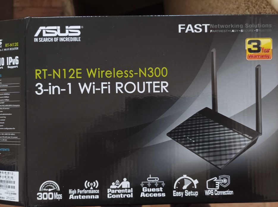 ASUS N300 RT-N12E Router64354224048514120