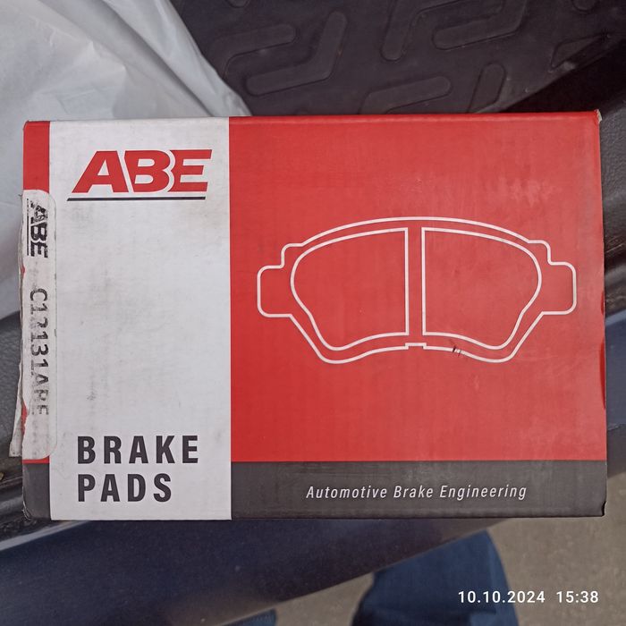 Гальмівні колодки АВЕ тойота Corolla- Auris передні