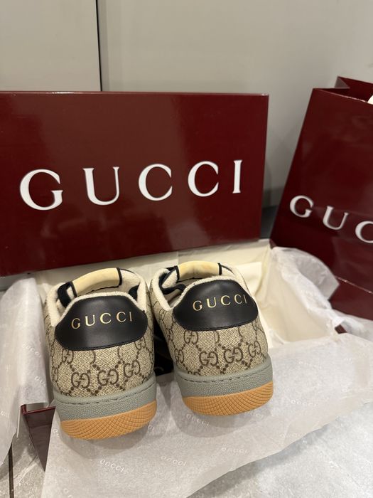 Мужские кроссовки gucci screener гуччи скринер