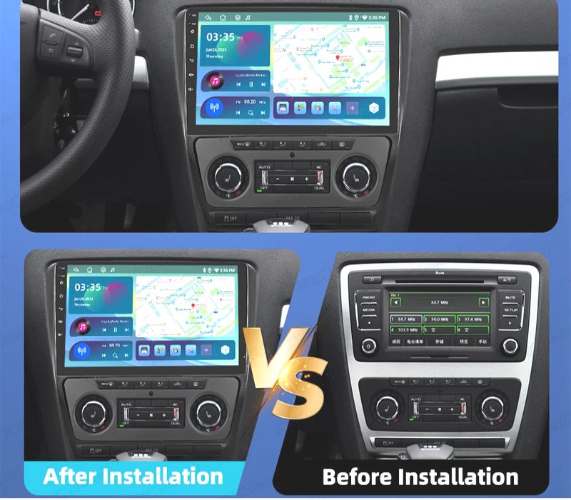 RÁDIO GPS ANDROID SKODA OCTAVIA 04-13