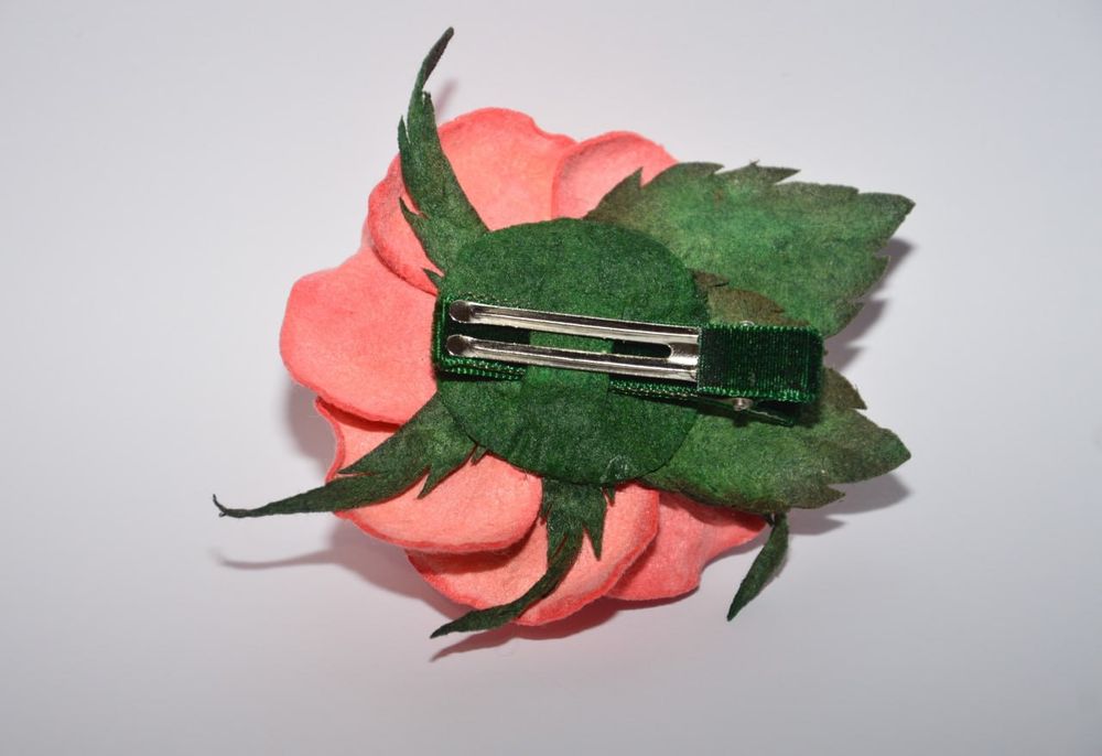 Троянда прикраса у волосся, брошка, чокер