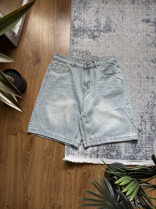 Washed Baggy Shorts Базові Широкі Шорти Беггі Джинсові шорти opium sk8