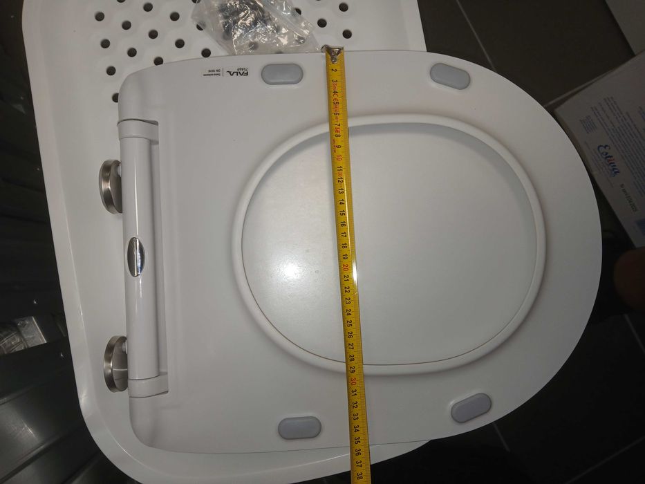 Deska sedesowa biała x2