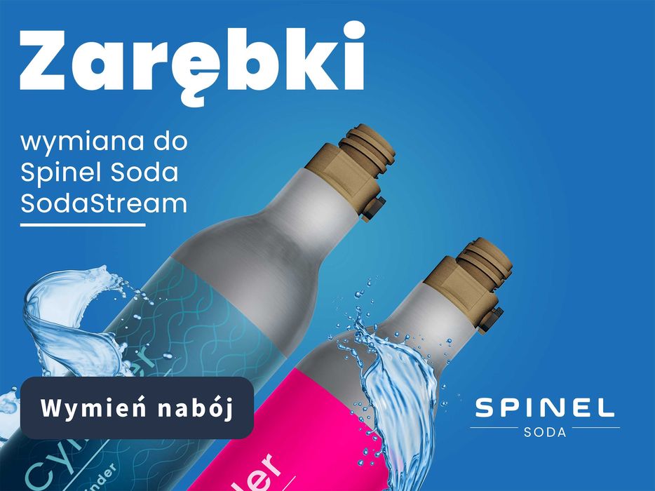 WYMIANA gaz CO2 do SODASTREAM Zarębki i okolice Spinelsoda