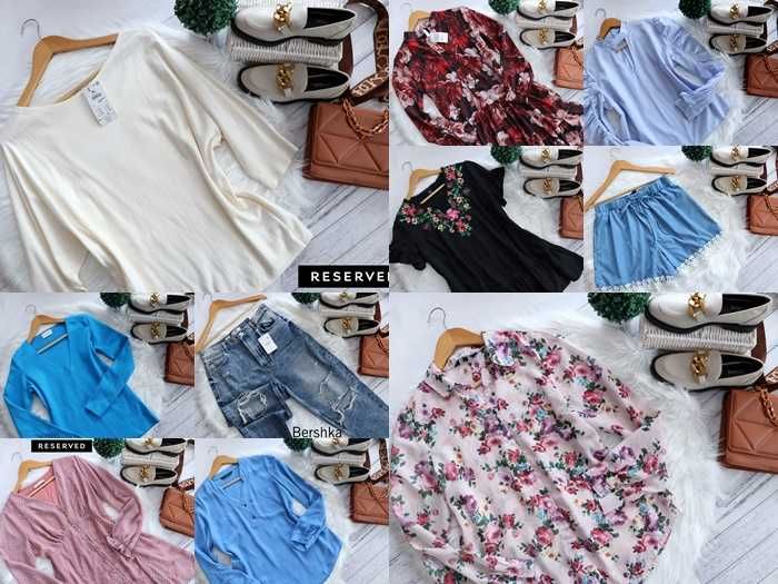 Zestaw ubrań damskich – (H&M, Reserved, Promod, Bershka) r.42