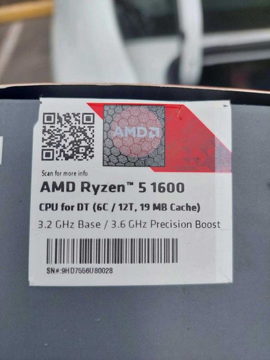 Комплект Материнська плата ASUS TUF GAMING B550M-PLUS / 20Gb DDR4 / Ryzen 5 1600