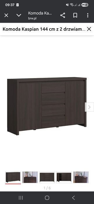 Komoda + szafka wenge