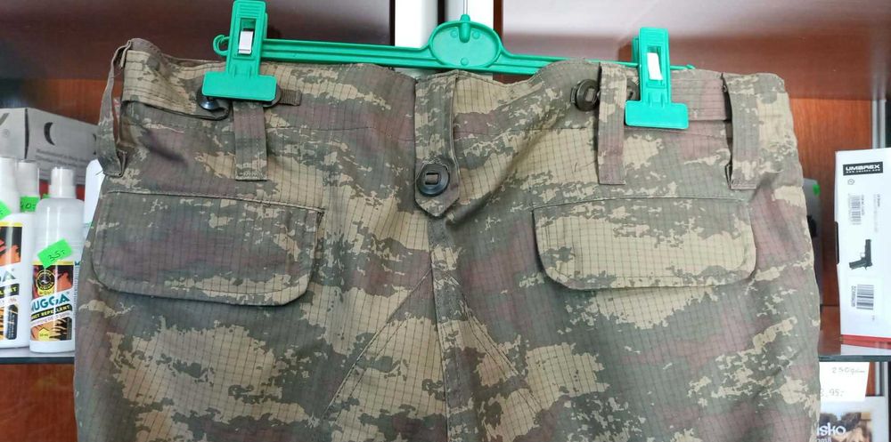 Spodnie Wojskowe Armia Turcja M2008  camo r.51-B /r. M~L-short pas 94 JN