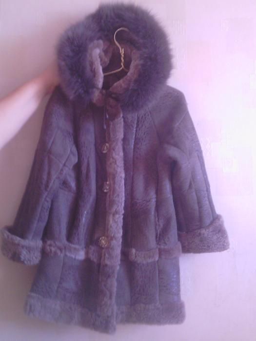 Детская дублёнка от 5 до 8 лет.