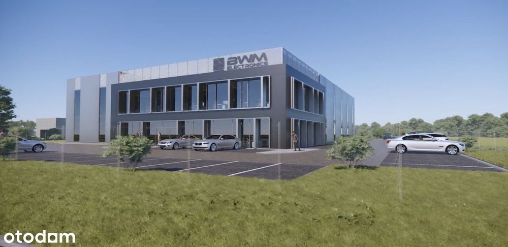 Działka usługowo-produkcyjna z pozwoleniem na budowę – gotowy projekt