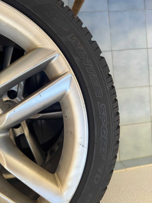 Jantes Audi TT 8J 18” Originais 8J0 601 025 AN + Pneus Dunlop Winter Sport 3D
