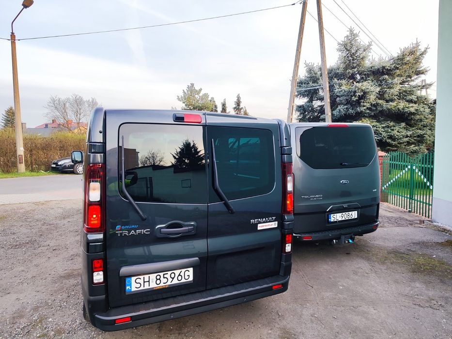 Wynajem osobowe od 50zł. dostawcze długie,średnie,9-osobowe Trafic.