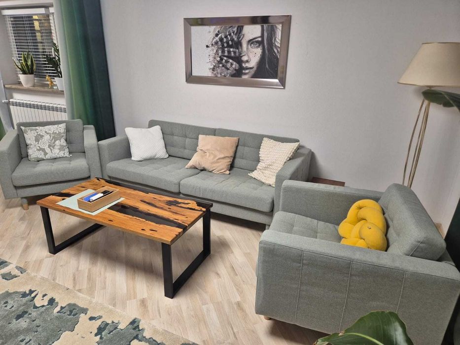 Kanapa Landskrona IKEA stan idealny + 2 fotele