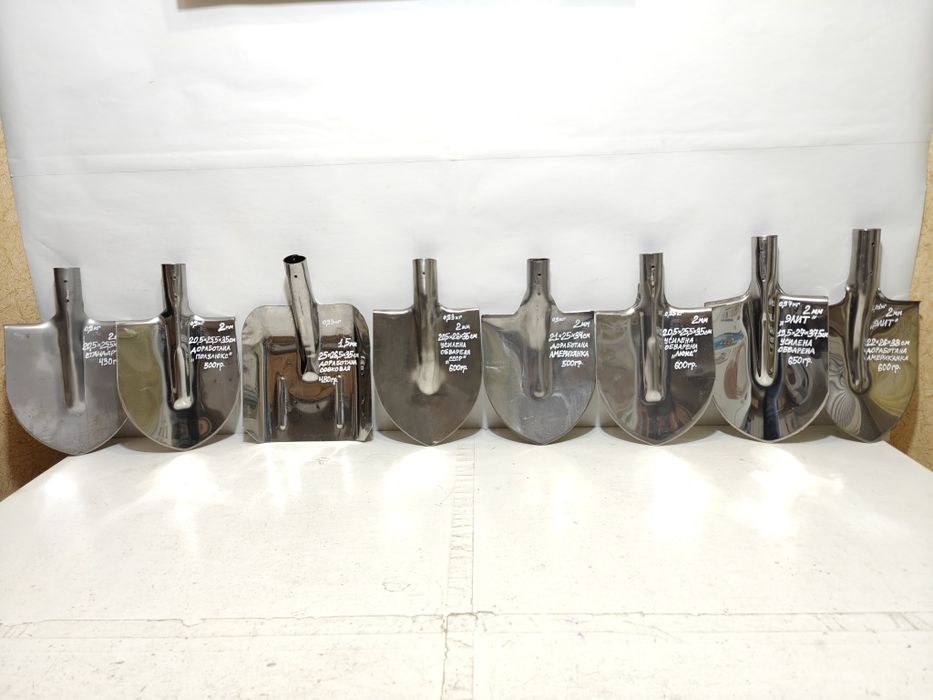 Лопата 2мм Нержавеющая ЗАТОЧЕННАЯ Посадочная рыхлитель грабли