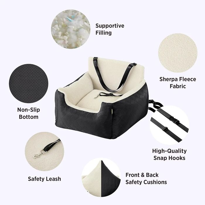 Fotelik samochodowy dla średnich psów 872